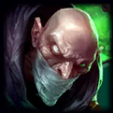 Singed champion portrait