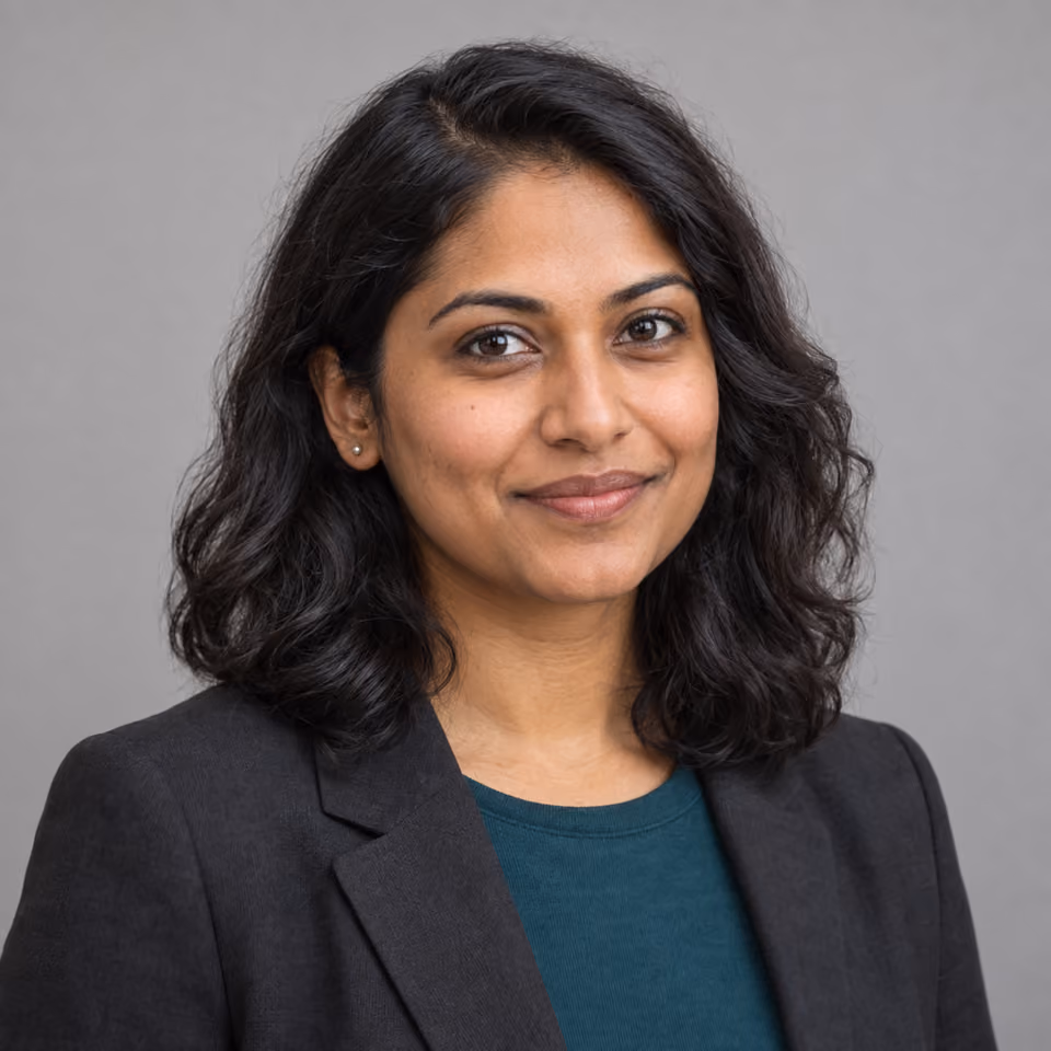 A portrait photo of Maya Rao.