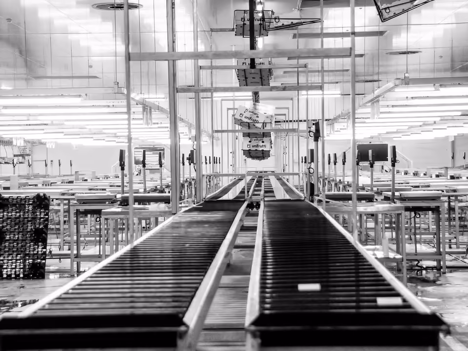 A factory production line