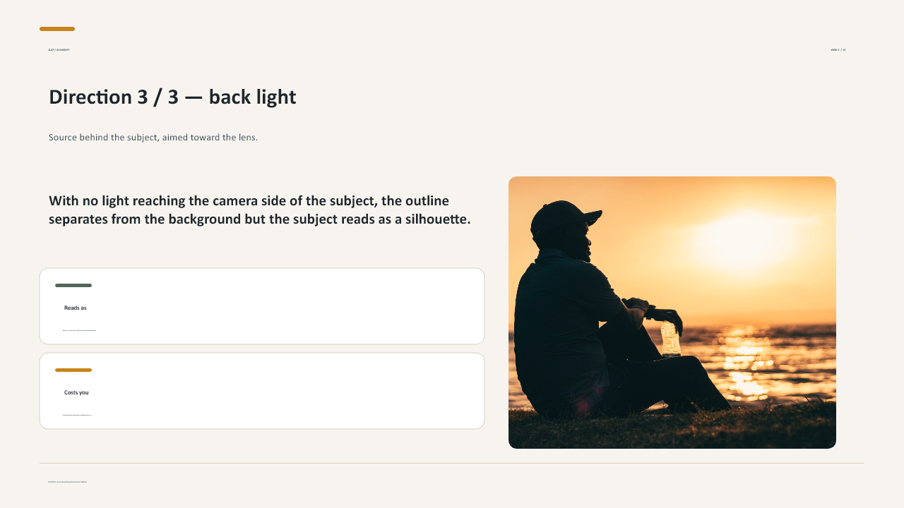 Slide 7 of 26: Week 3 Light and Colour