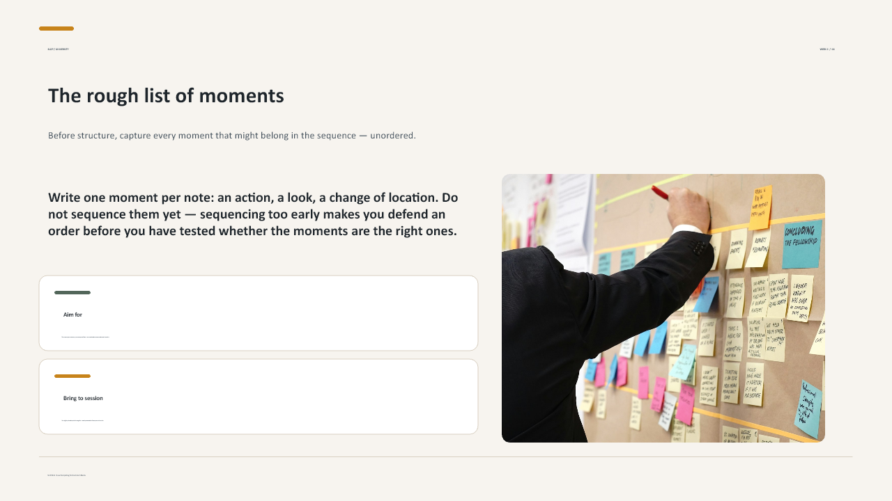 Slide 4 of 26: Week 6 Storyboards and Production Plans
