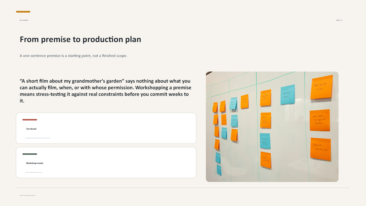 Slide 15 of 26: Week 8 Continuity and Rhythm