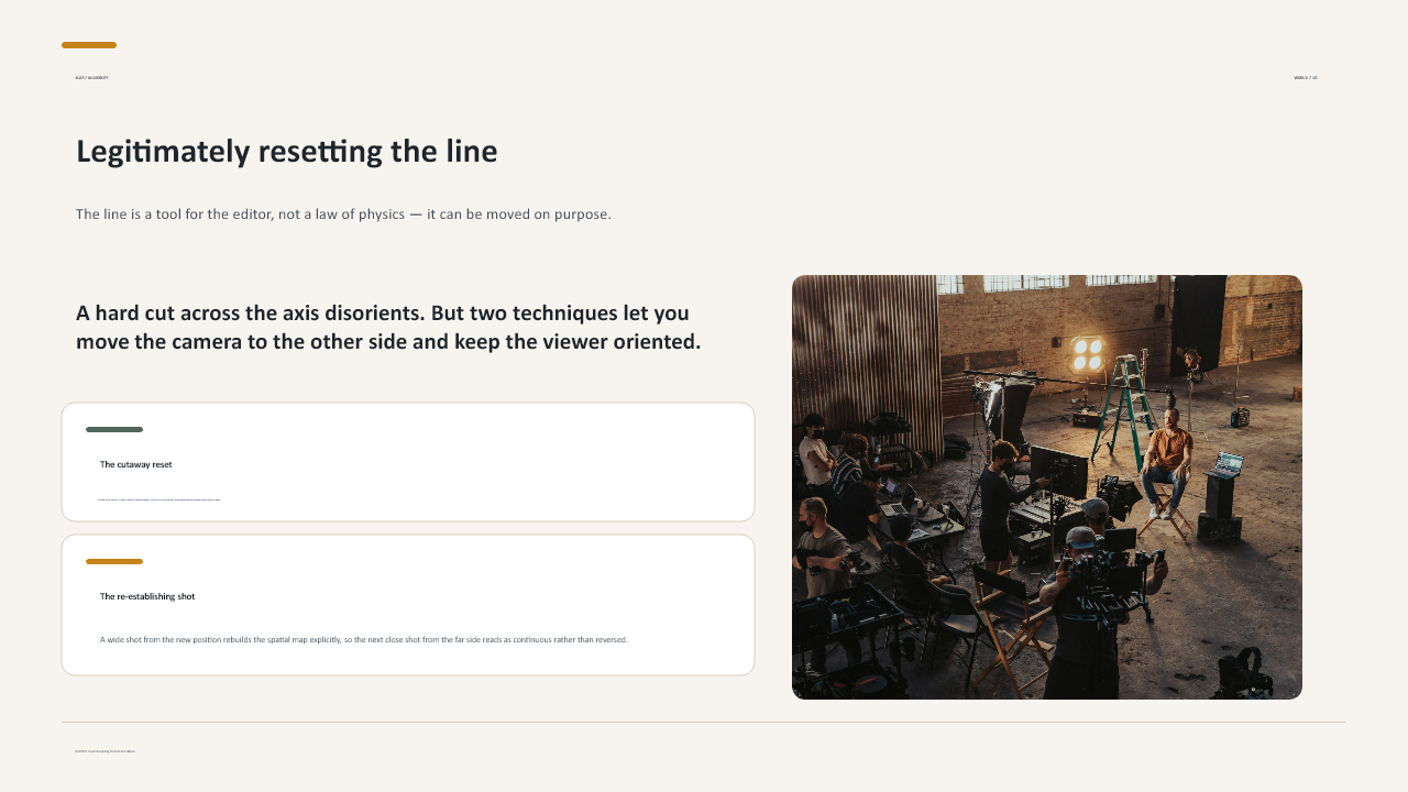 Slide 5 of 26: Week 8 Continuity and Rhythm