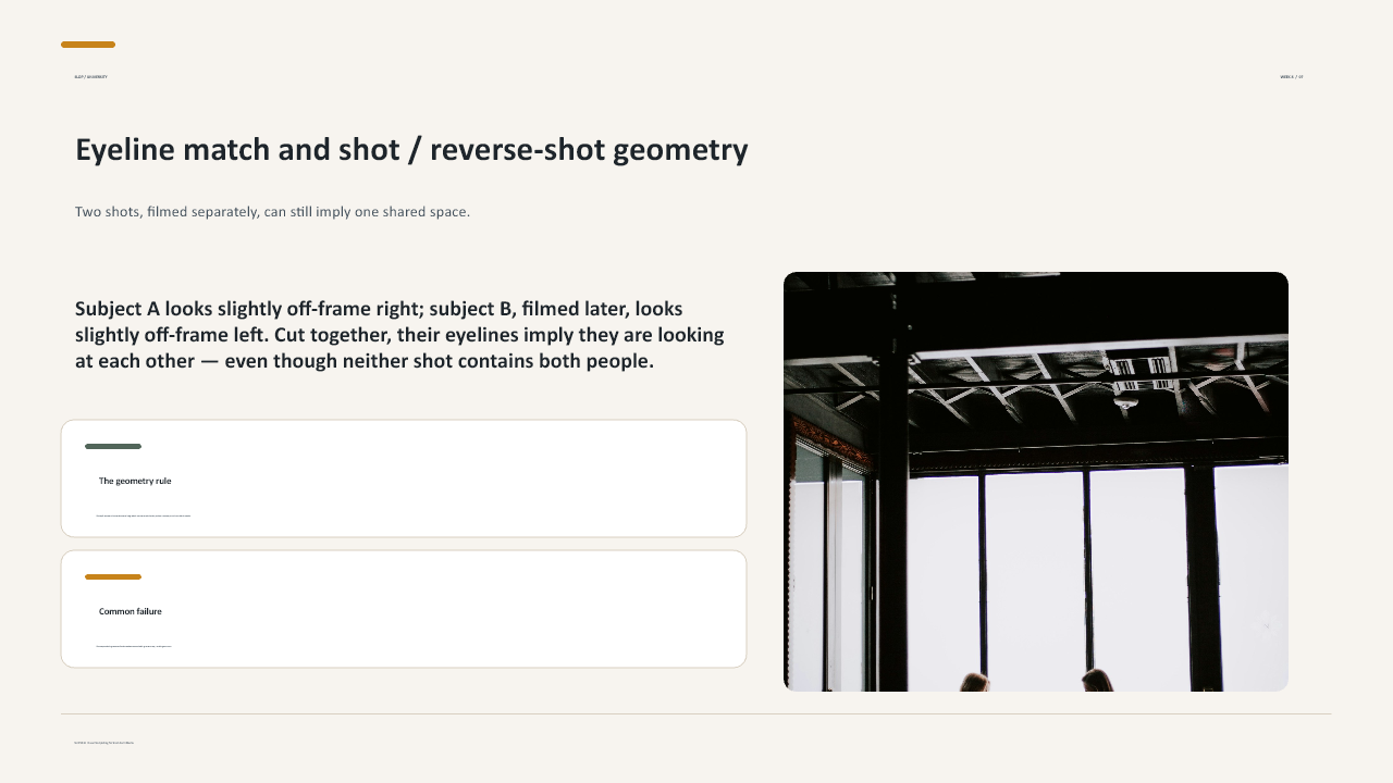Slide 7 of 26: Week 8 Continuity and Rhythm